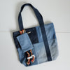 Takipsilim Denim Tote Bag with Mini Purse